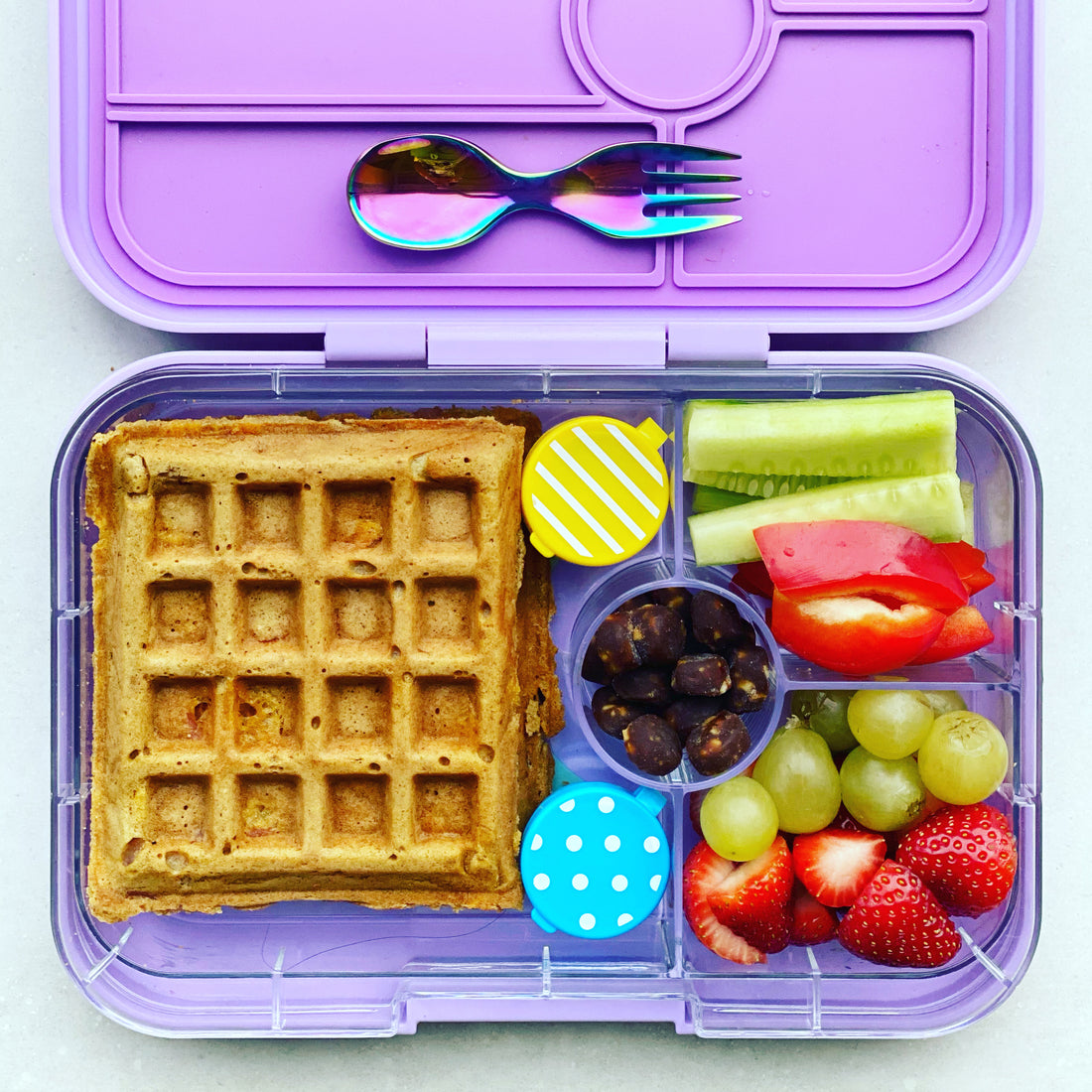 Slané syrovo-šunkové waffle