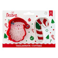 Vykrajovátka Vianoce - Santa a cukrová palička