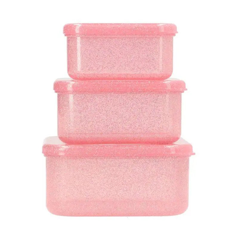 Tutete - sada 3 trblietavých boxíkov - ružová