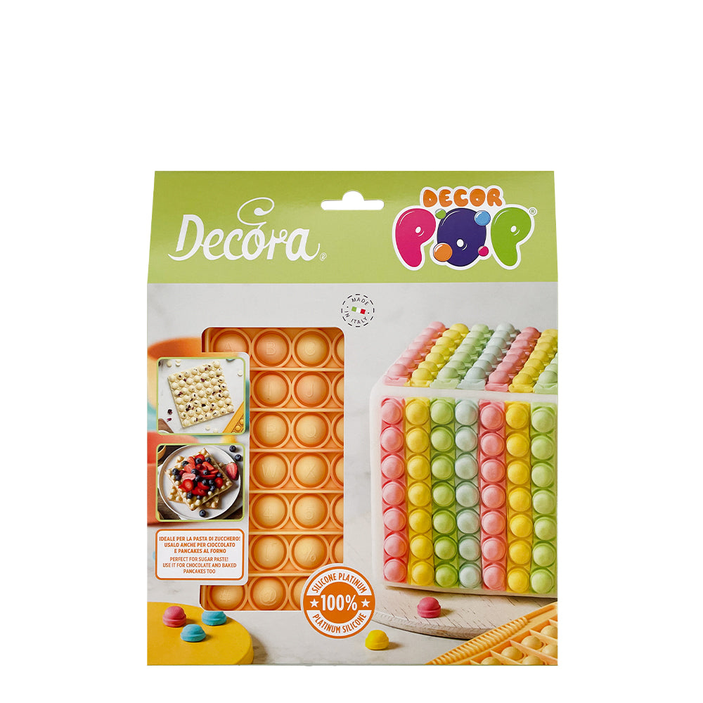 DecorPop silikónová forma - Pop it štvorec