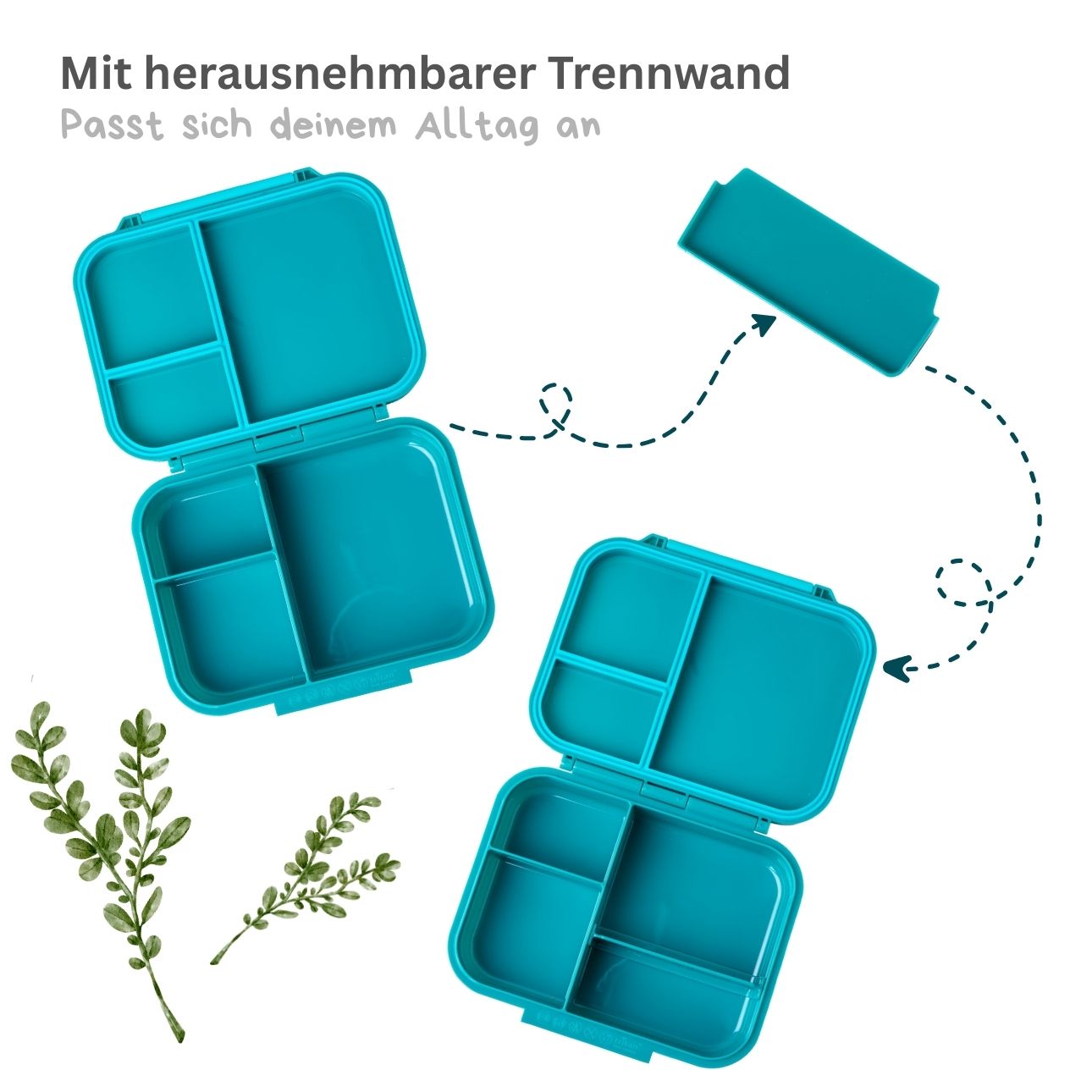 Lekkabox  MINI  Classic - petrolejová