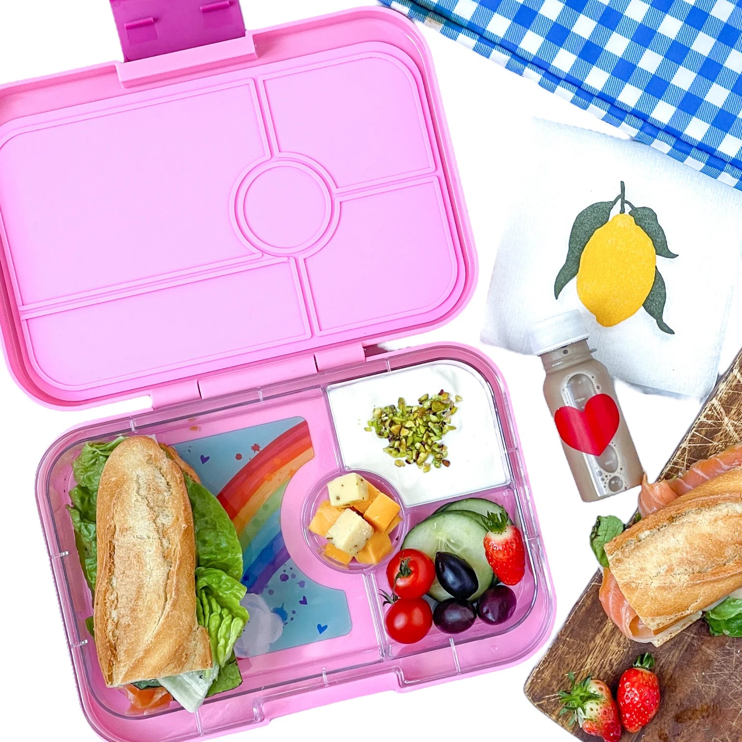 Yumbox Tapas XL 4 oddelenia Capri ružová