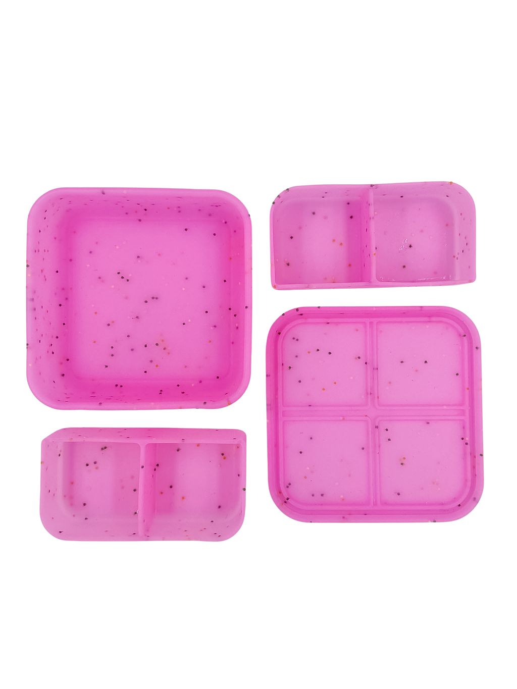 Silikónový box Flexi Bento Mate 4 – ružový
