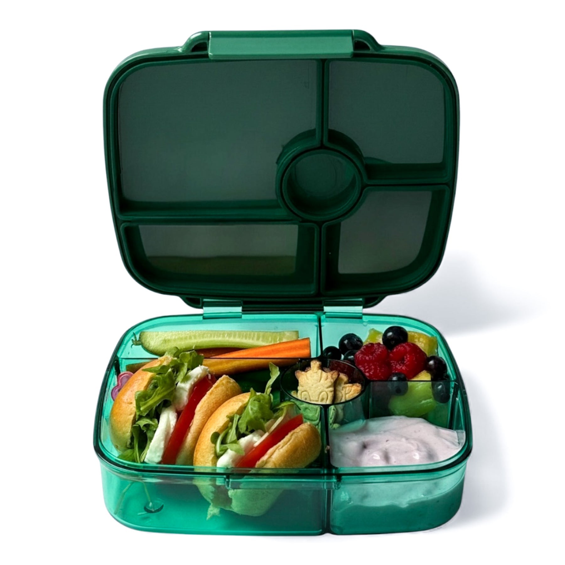 Yumbox GO - 5 oddelení zelená Lima