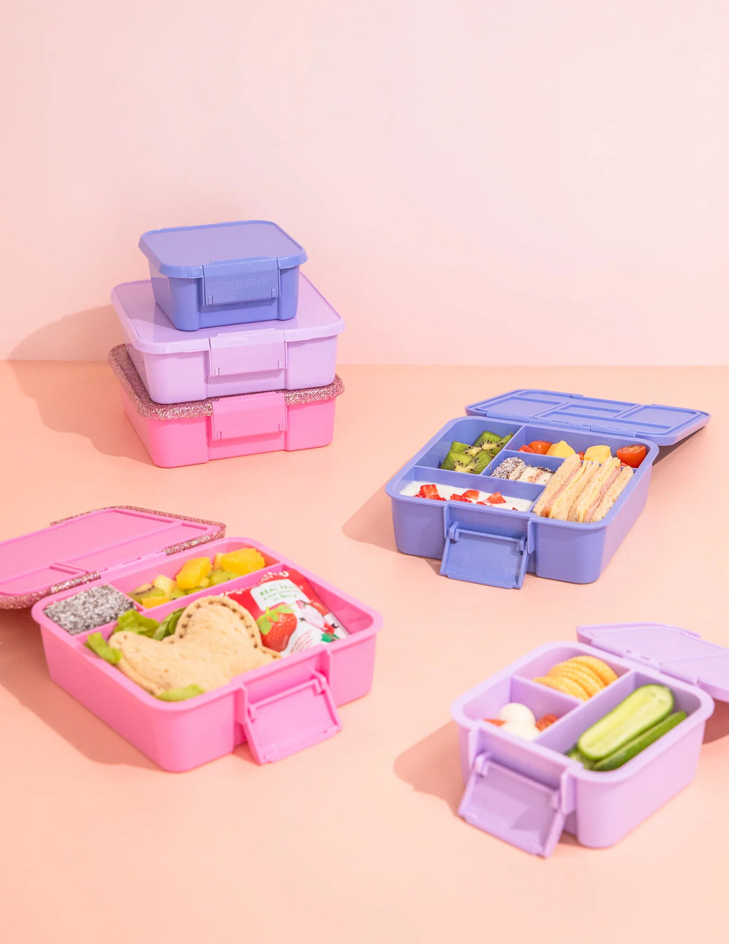 Bento 3 - MontiiCo - Ružová s trblietkami