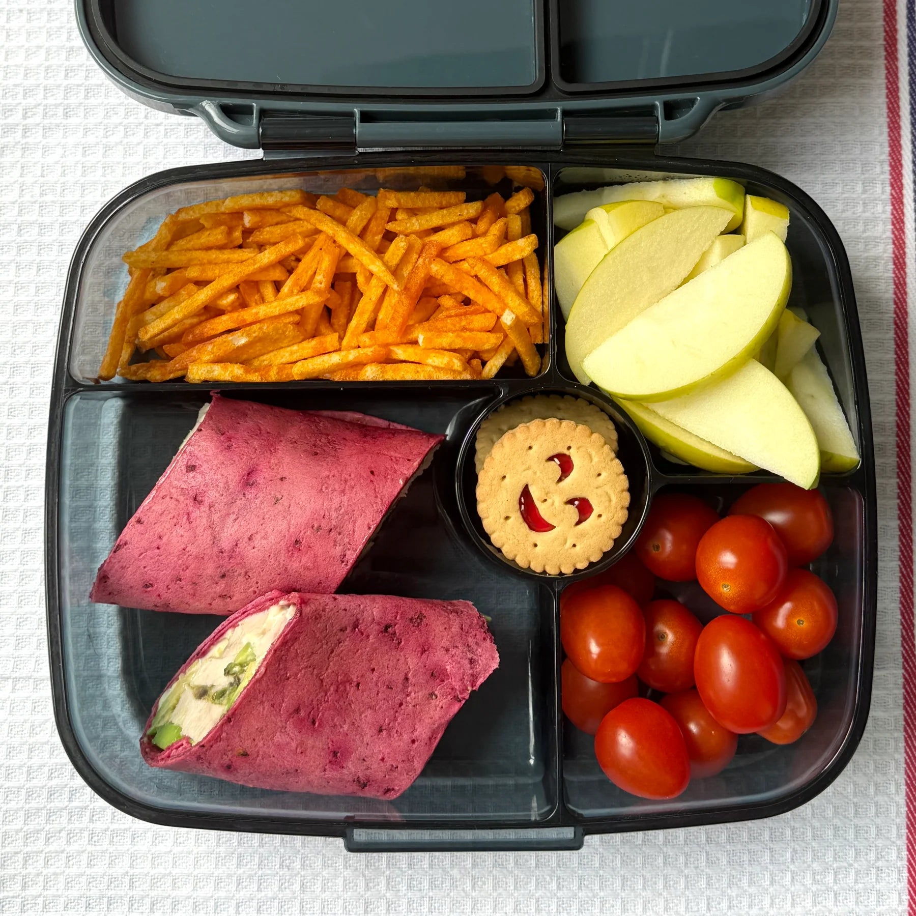 Yumbox GO - 5 oddelení antracitový Berlín