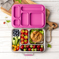 Lekkabox GRANDE - nerezový box s 5 oddeleniami - bobule