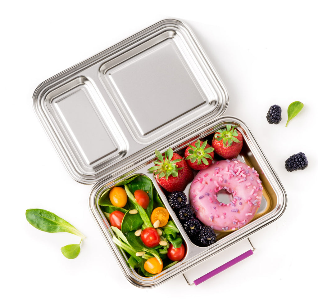 Lekkabox DUO - nerezový box s 2 oddeleniami - lesné ovocie