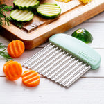 Načítať obrázok do zobrazovača galérie, LEKKABOX® vlnkový krájač – strieborný
