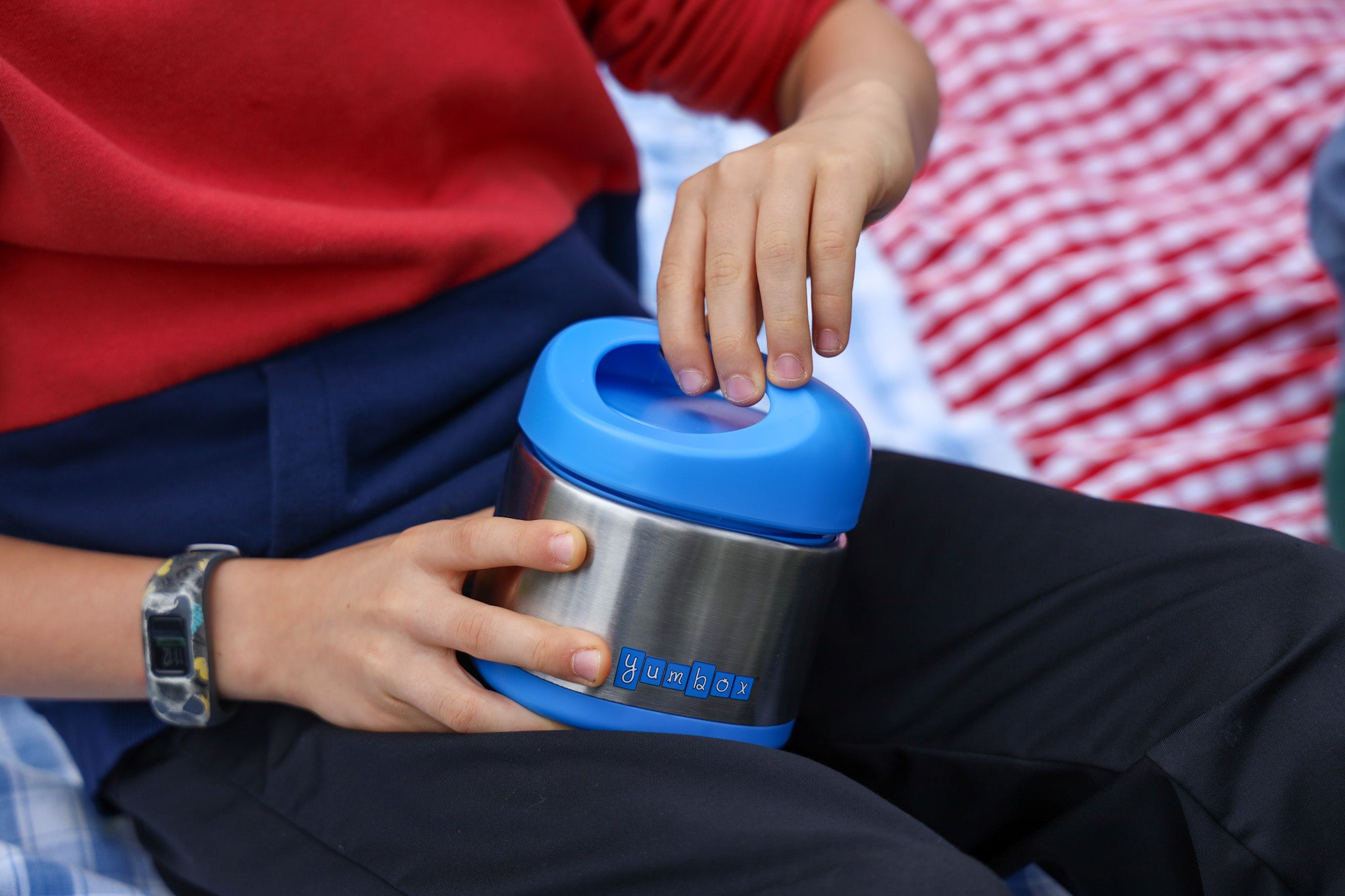Yumbox Cubi 295ml termoska na jedlo Surf Blue