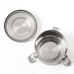 Načítať obrázok do zobrazovača galérie, Nepriepustná nerezová dóza Lekkabox Clipsy 400ml - strieborná
