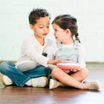 Načítať obrázok do zobrazovača galérie, Göbe Spinner FLIP (malý) - boxík s tlačidlom pre najmenších s 5 priehradkami mentolová
