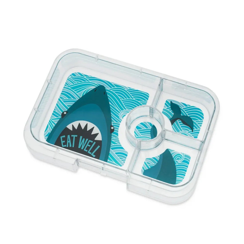 Yumbox XL Tapas 4 oddelenia modrá Monte Carlo Žralok