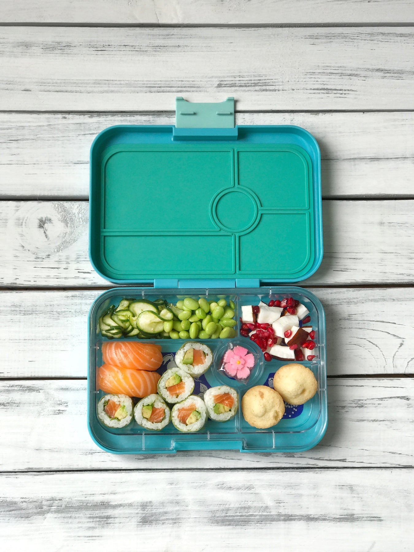 Yumbox Tapas XL 5 oddelení modrý Antibes