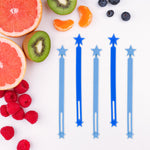 Načítať obrázok do zobrazovača galérie, Sada silikónových gumičiek na wrapy modrá
