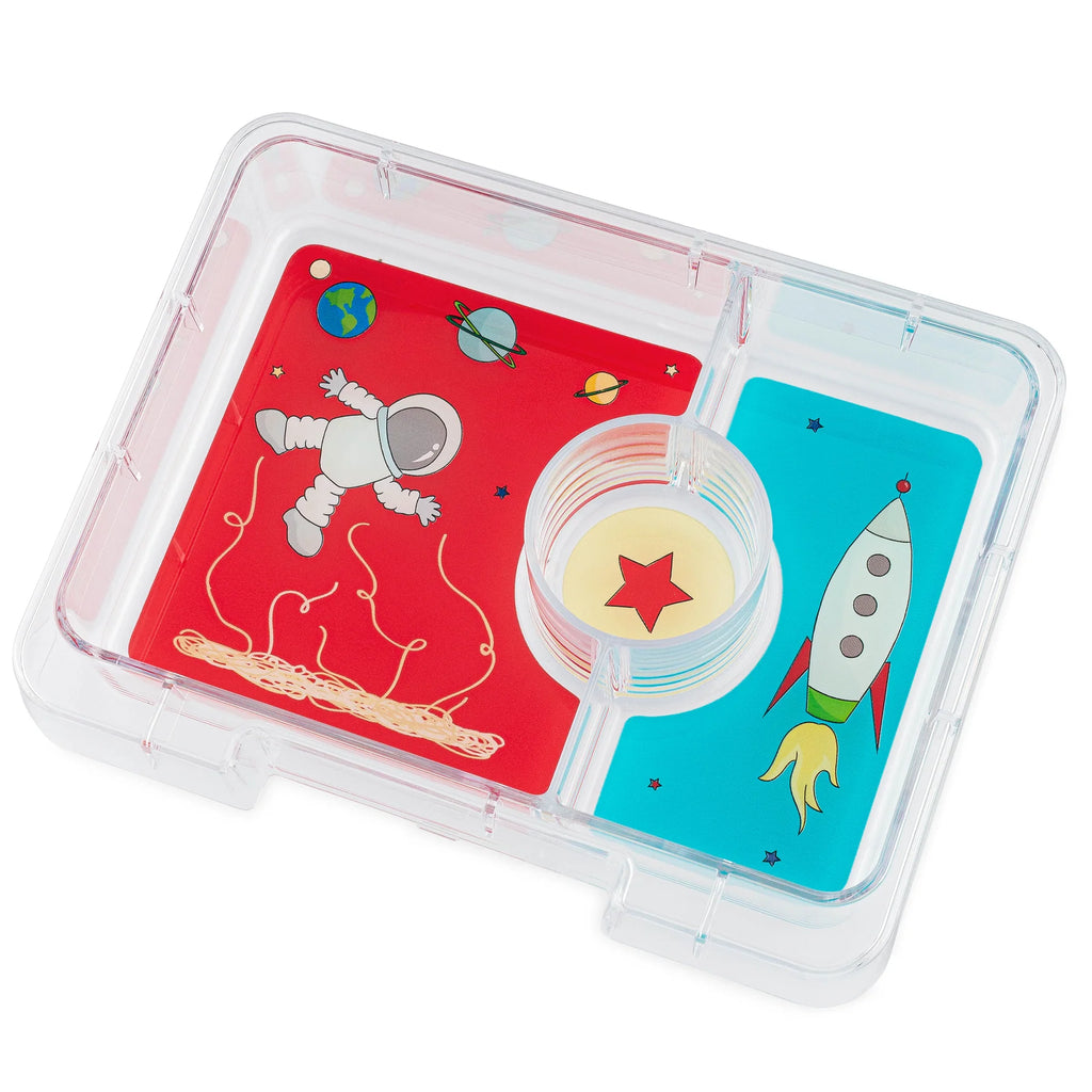 Yumbox Snack 3 oddelenia zelená limetka