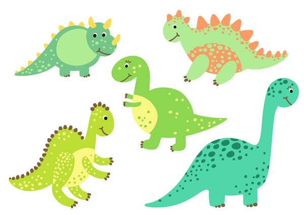 Vodeodolné nálepky Dinosaury