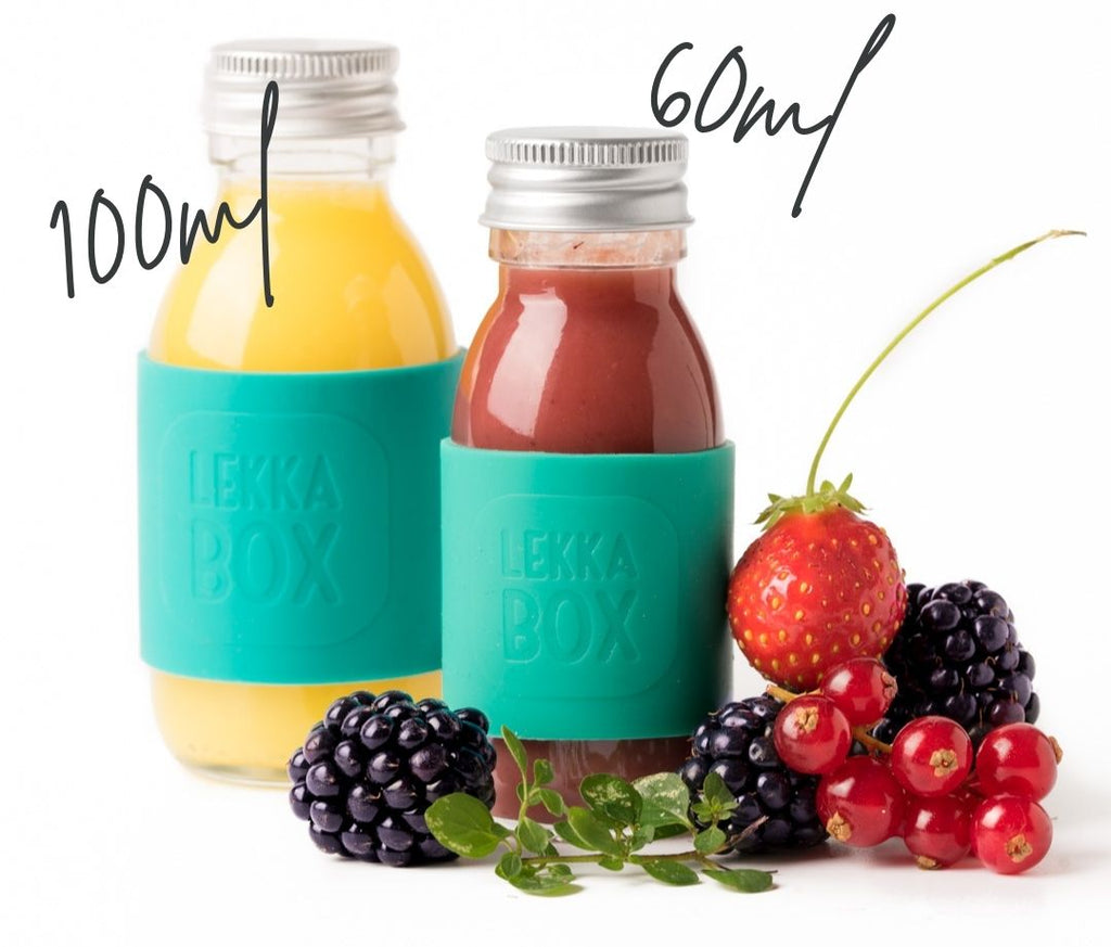 Lekkabox Juicy Mini fľaštička na smoothie/džús 60ml Oceán