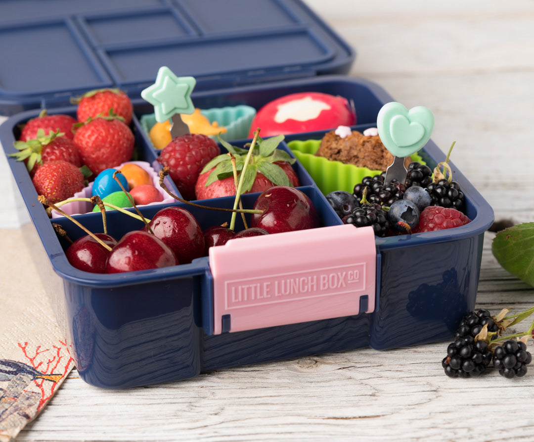 Set 4 krátkych nerezových napichovátok Lekkabox - láska nebeská