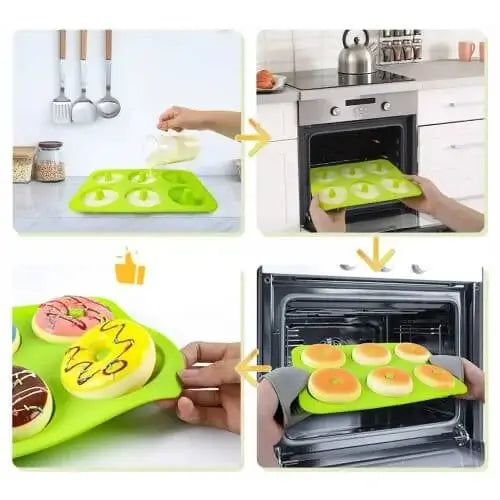 Silikónová forma na donuty - modrá