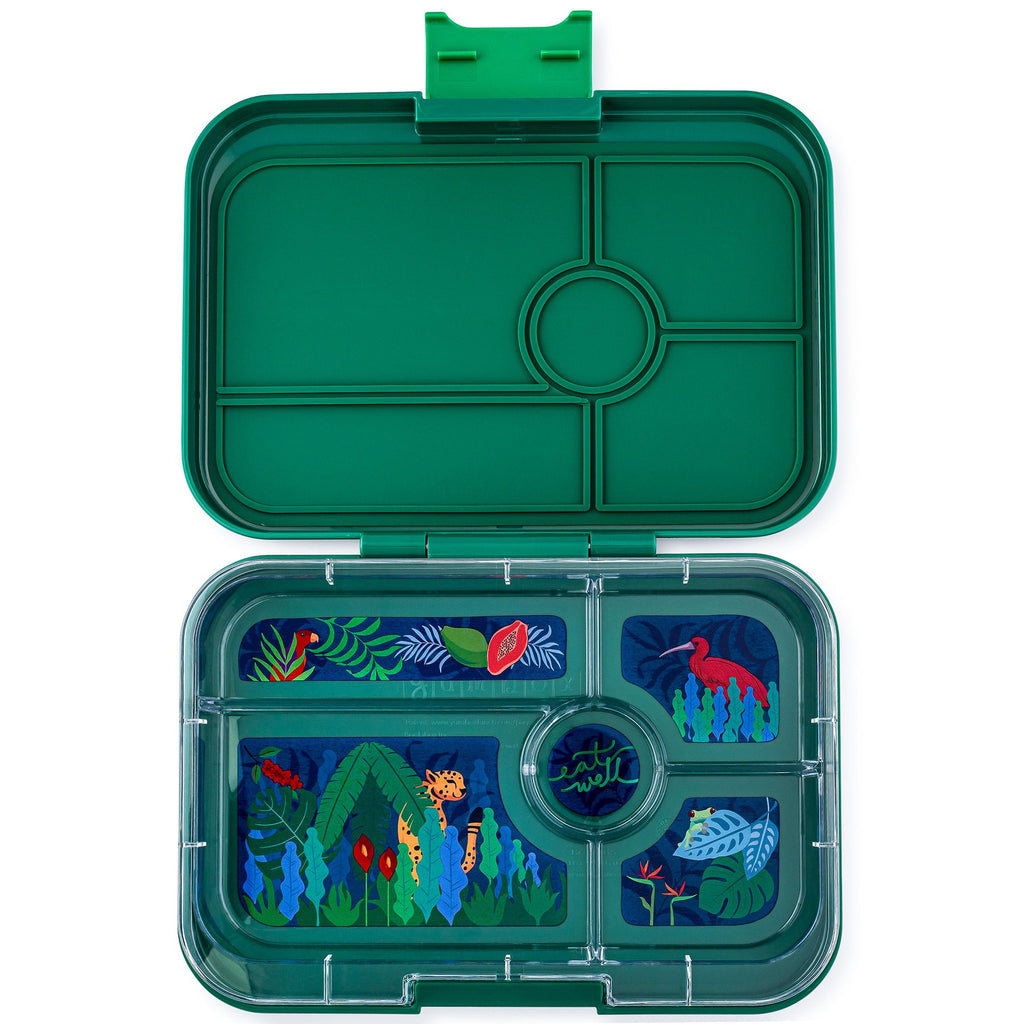 Yumbox XL Tapas 5 oddelení zelený Greenwich