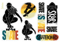 Vodeodolné nálepky Skejťáčka