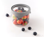 Načítať obrázok do zobrazovača galérie, Lekkabox Little Prep - sklenená dózička so skleneným viečkom so silikónovým tesnením 450ml
