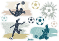 Vodeodolné nálepky Futbalistka