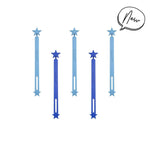 Načítať obrázok do zobrazovača galérie, Sada silikónových gumičiek na wrapy modrá
