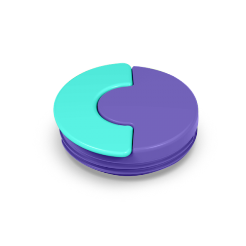 Náhradné viečko k Omie boxu - fialová slivka