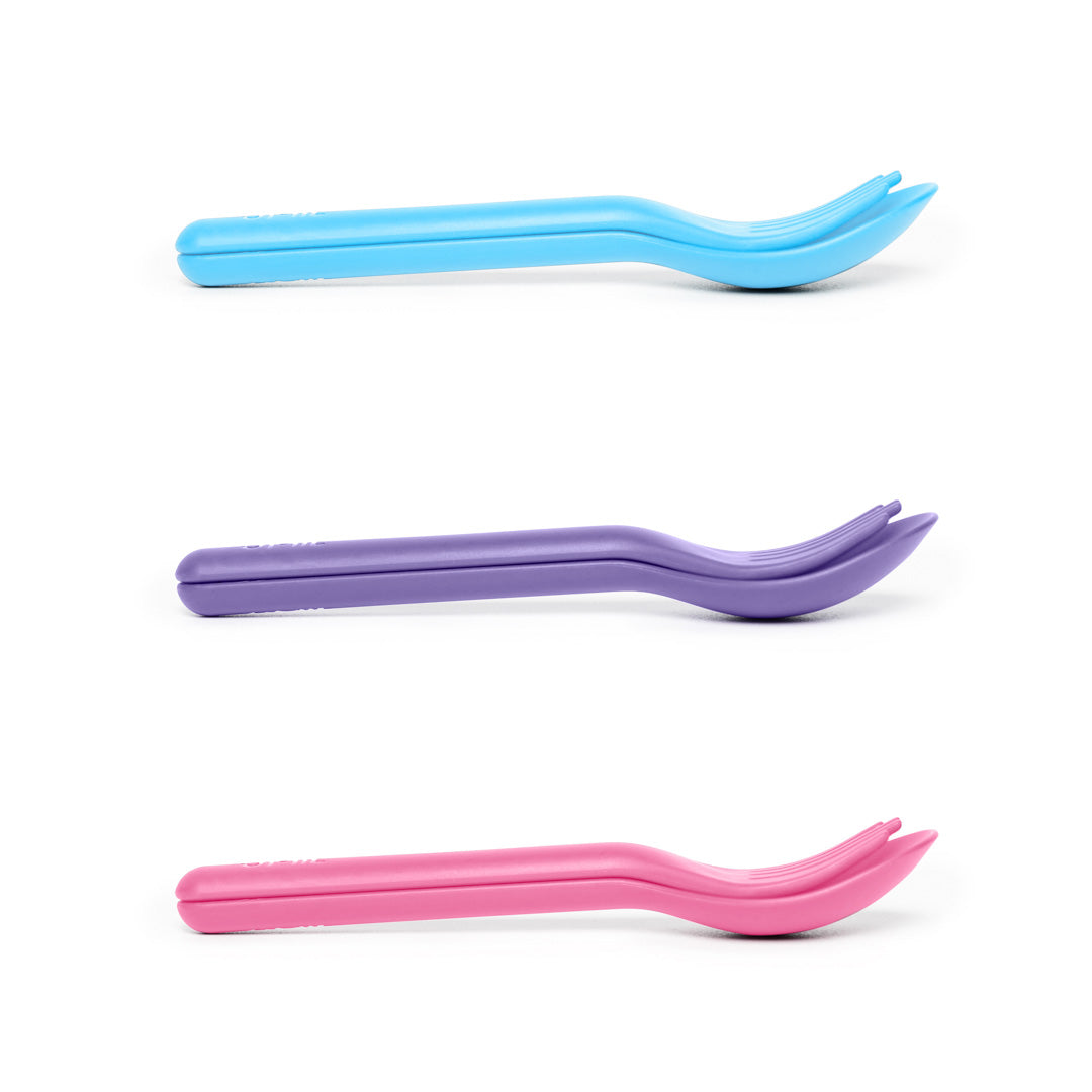 Detský cestovný príbor, sada 2 kusov - OmiePod Capri modrá