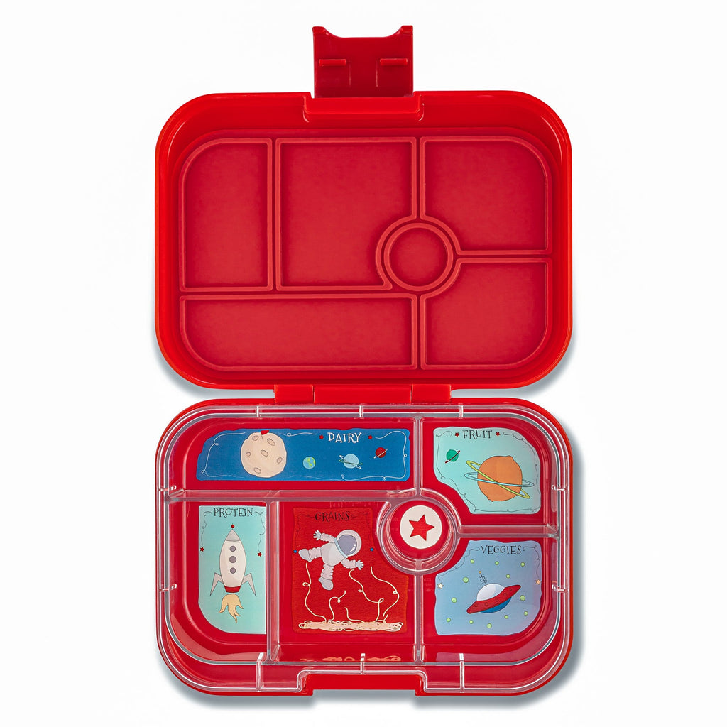 Yumbox Original 6 oddelení WOW červená (vesmír)